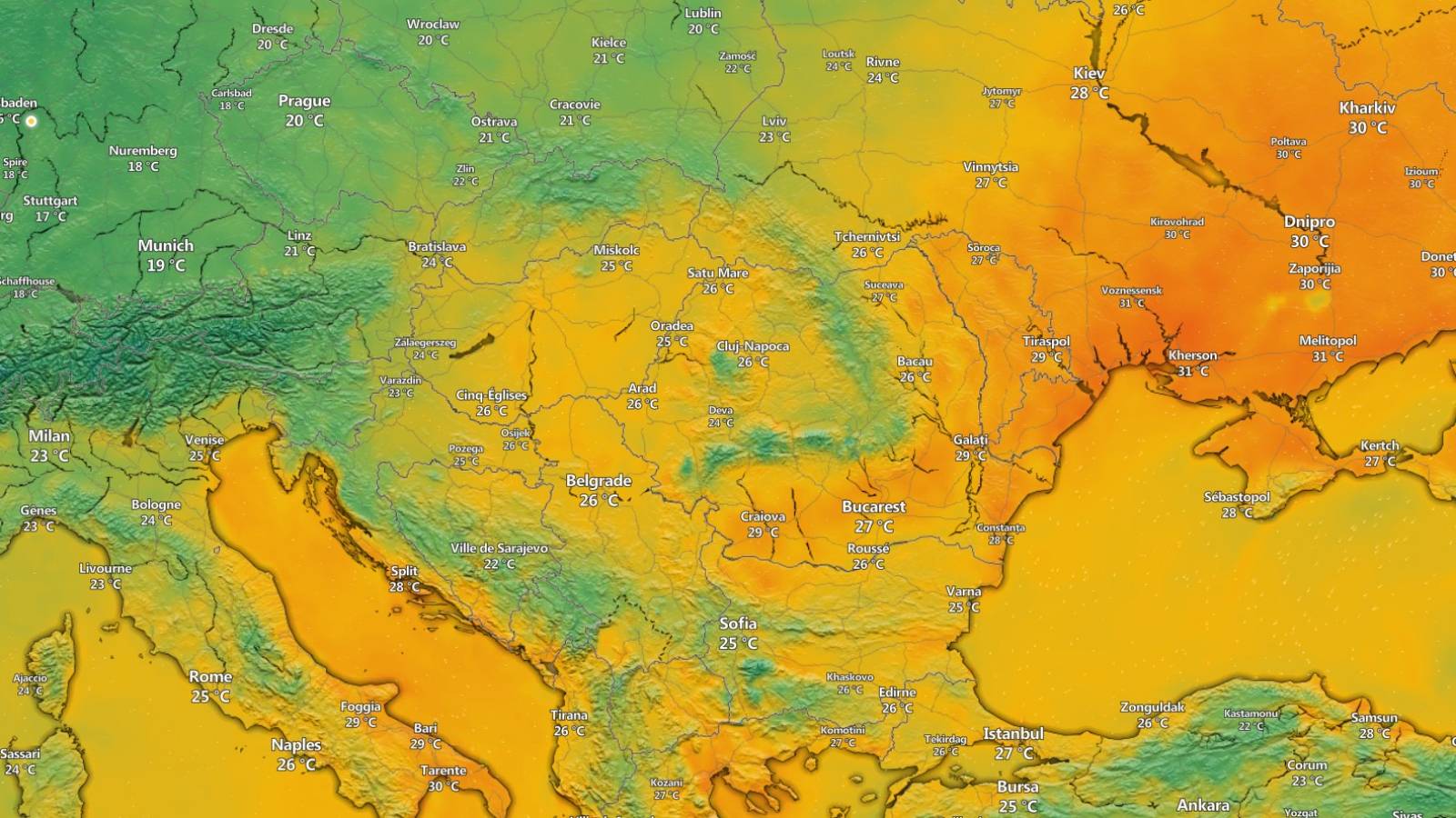 ANM AVERTISMENTELE Meteorologice ULTIM MOMENT Oficiale 15 Iulie 2024 Romania