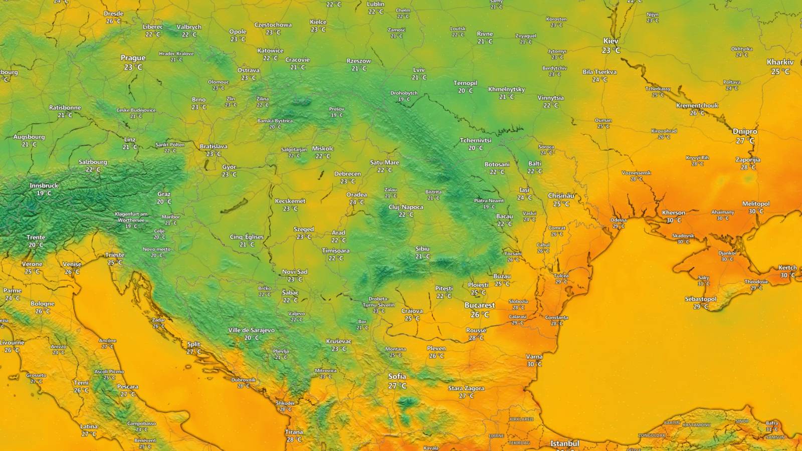 ANM AVERTISMENTELE Oficiale Meteorologice ULTIM MOMENT 21 Iulie 2024 Romania