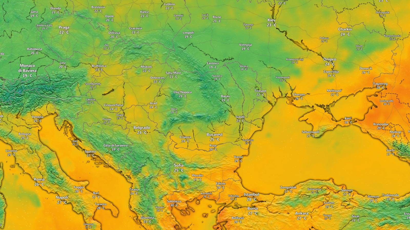 ANM AVERTIZARE Meteorologica NOWCASTING Oficiala ULTIM MOMENT Romania 22 Iulie 2024