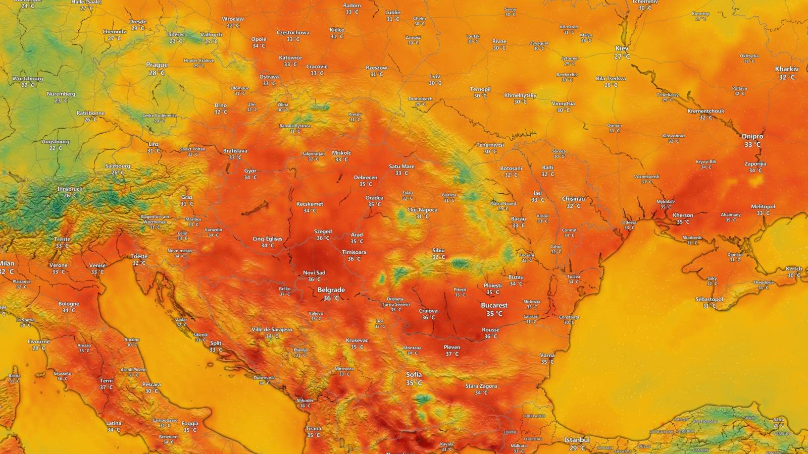 ANM AVERTIZARILE Oficiale Coduri NOWCASTING ULTIM MOMENT 10 Iulie 2024 Romania