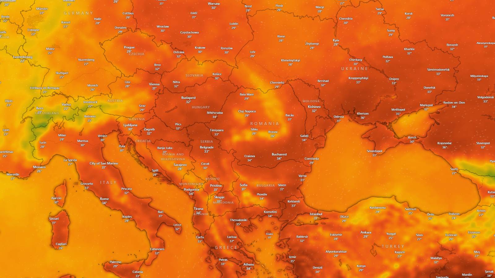 ANM Codurile PORTOCALII ALERTA Meteorologica Oficiala ULTIM MOMENT 10 Iulie 2024 Romania