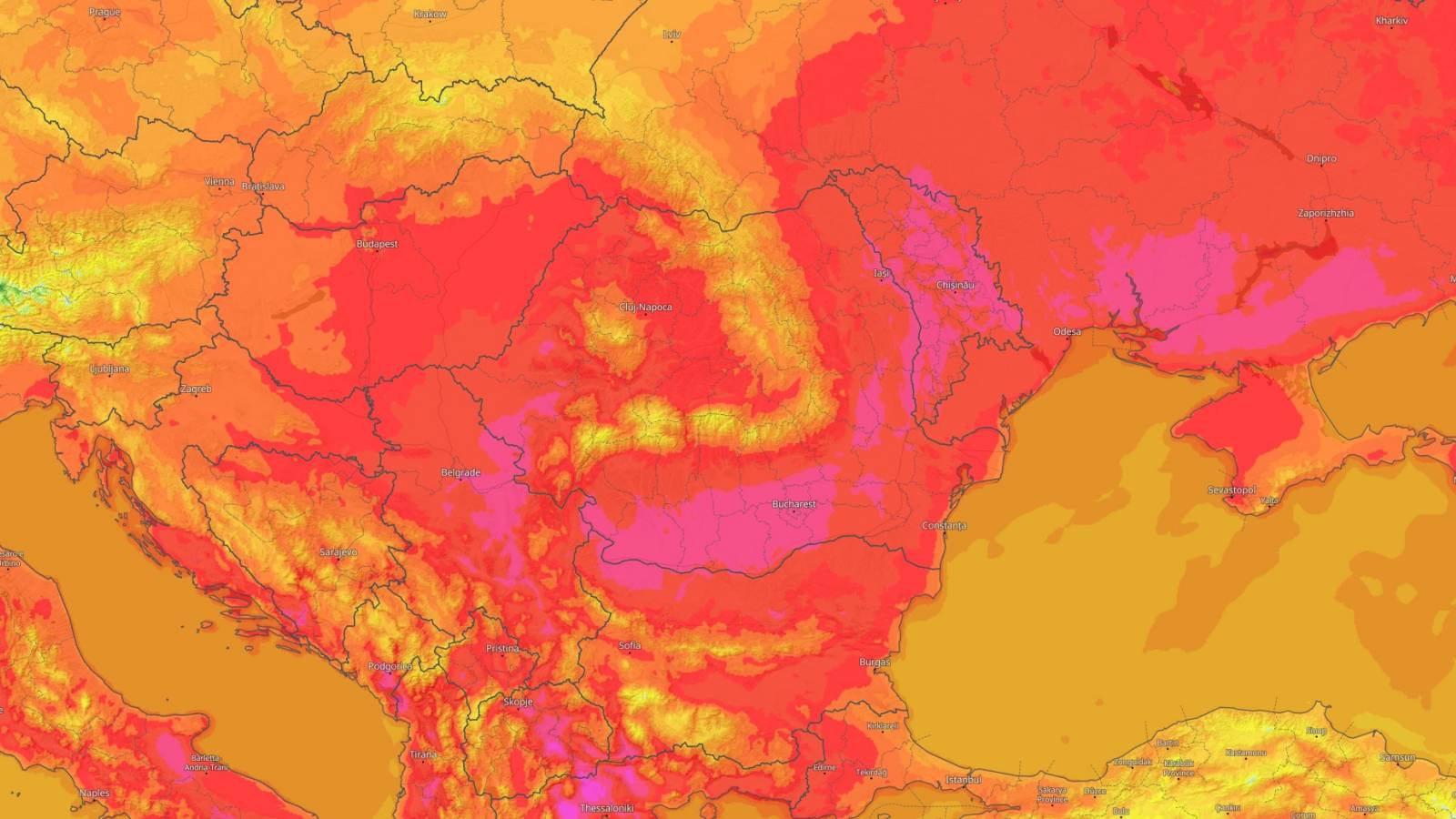 ATENTIONARILE Meteorologice Oficiale ANM NOWCASTING ULTIM MOMENT 15 Iulie 2024 Romania