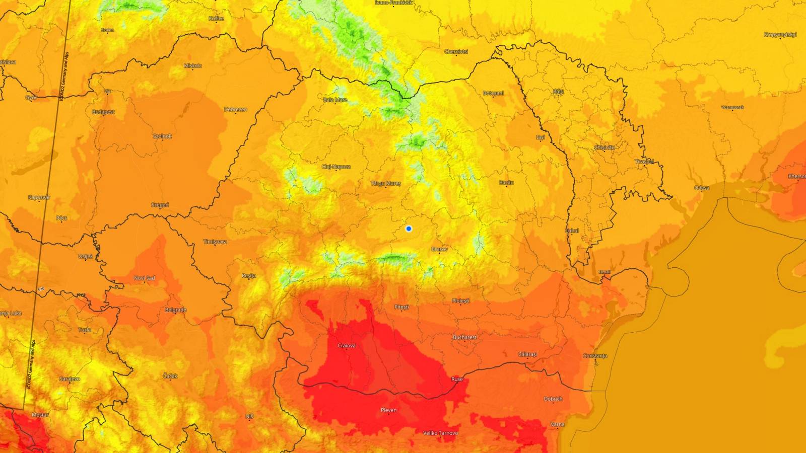 AVERTIZĂRI Meteorologice Oficiale ANM NOWCASTING ULTIM MOMENT 29 Iulie 2024 România