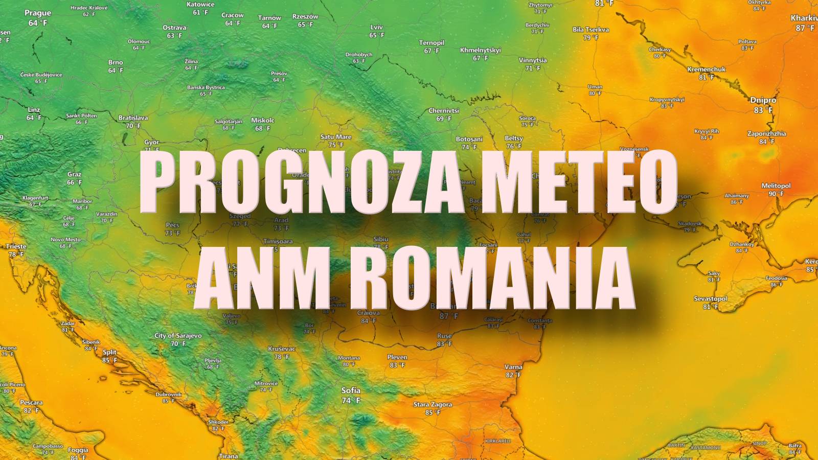 ANM Buletin Meteo Oficial ULTIM MOMENT Prognoza Stării Vremii România 10 Zile