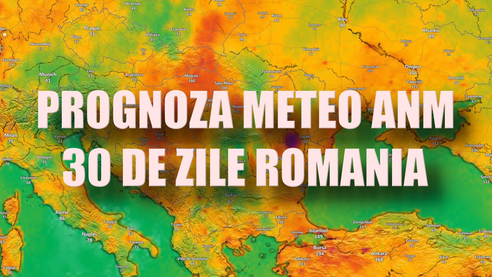 ANM Prognoza Meteo Oficiala ULTIM MOMENT Actualizată Starea Vremii România 30 Zile