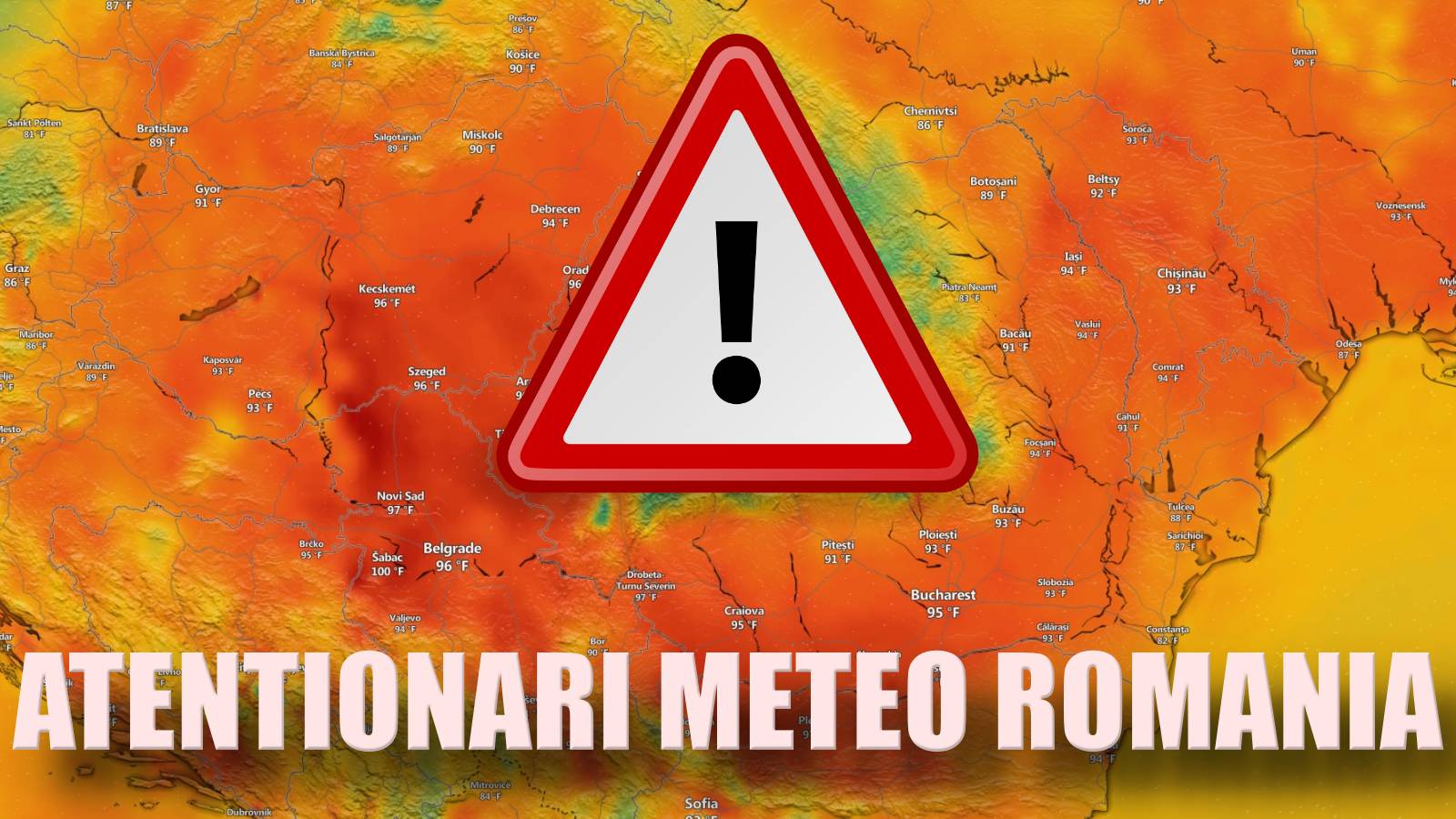 ATENȚIONĂRILE Meteorologice ANM Oficiale Vreme Rea ULTIMĂ ORĂ România 18 August 2024