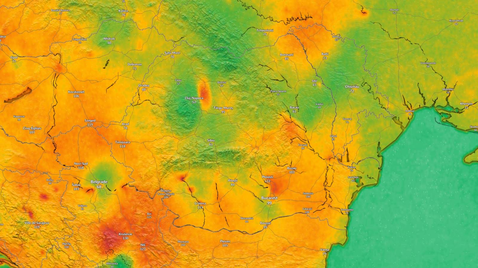 AVERTIZARILE ANM Cod PORTOCALIU NOWCASTING Oficiale ULTIM MOMENT 3 August 2024 Romania