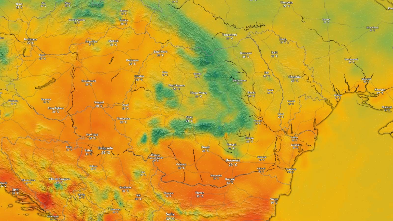 Vremea Romania ATENTIONARE Oficiala ANM ULTIM MOMENT 1 August 2024