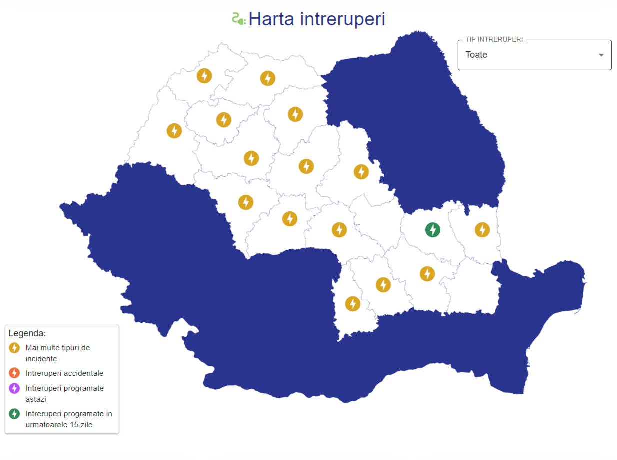 electrica harta incidente 20 august 2024