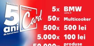 kaufland card 5 ani tombola