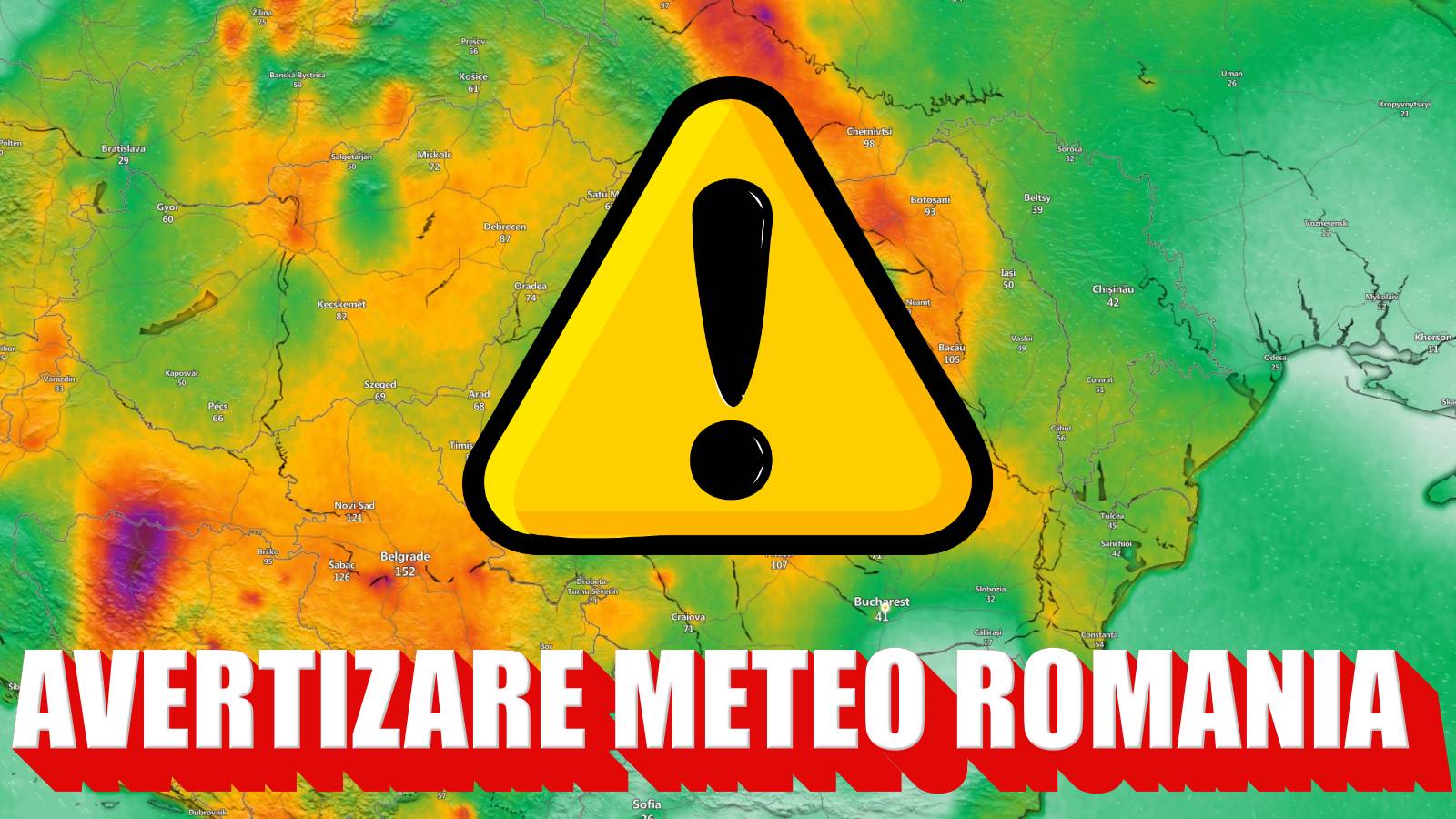 AVERTIZARE Meteo ULTIMA ORA Oficiala NOWCASTING Vremea Romania 8 Decembrie 2024