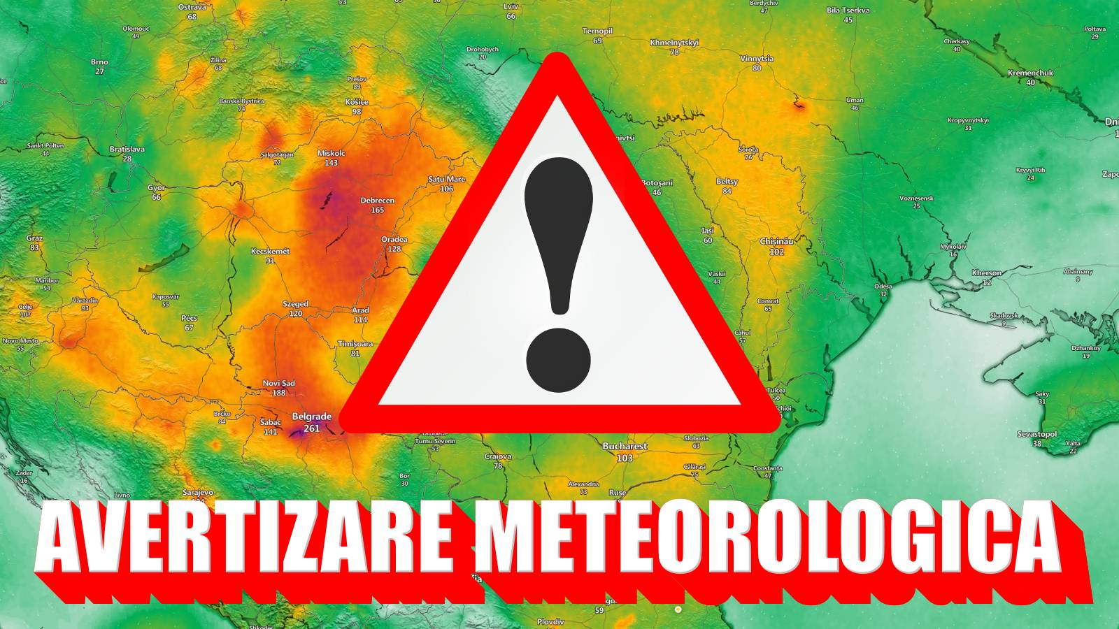 ANM: ATENTIONARE Meteorologica Oficiala de ULTIM MOMENT cu Vreme SEVERA pe 4 Ianuarie 2025 in Romania