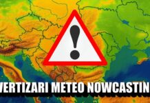 ANM AVERTIZARILE Meteo NOWCASTING Oficiale Vreme SEVERA Imediata Romania 26 Ianuarie 2025