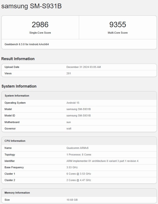 Dezvaluirea Samsung GALAXY S25 Veste EXCELENTA Inainte Lansarea Oficiala text geekbench